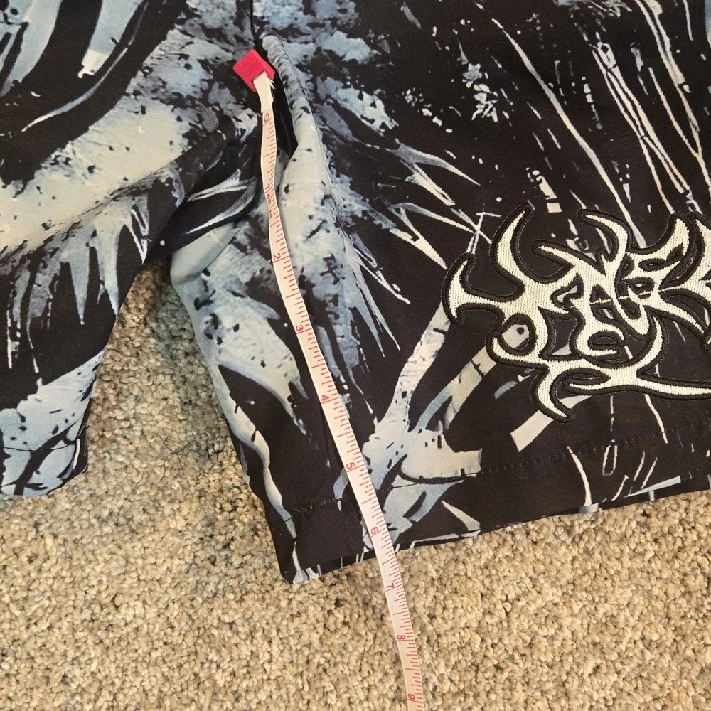 Insomnia Shorts Men‎ Size Large Nylon Multi Streetwear Embroidered Graphic